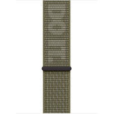 Ремінець Apple Watch 45mm Sequoia/Pure Platinum Nike Sport Loop
